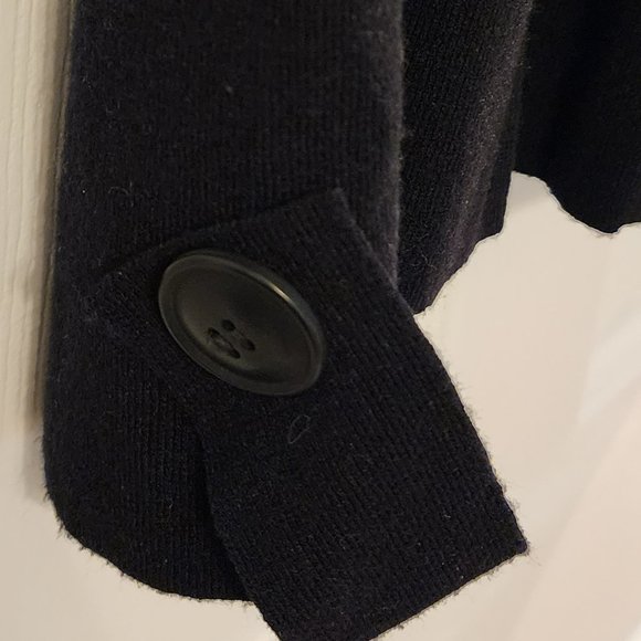 Anthropologie 3/4 sleeve Black Cardigan Size S - Picture 11 of 11